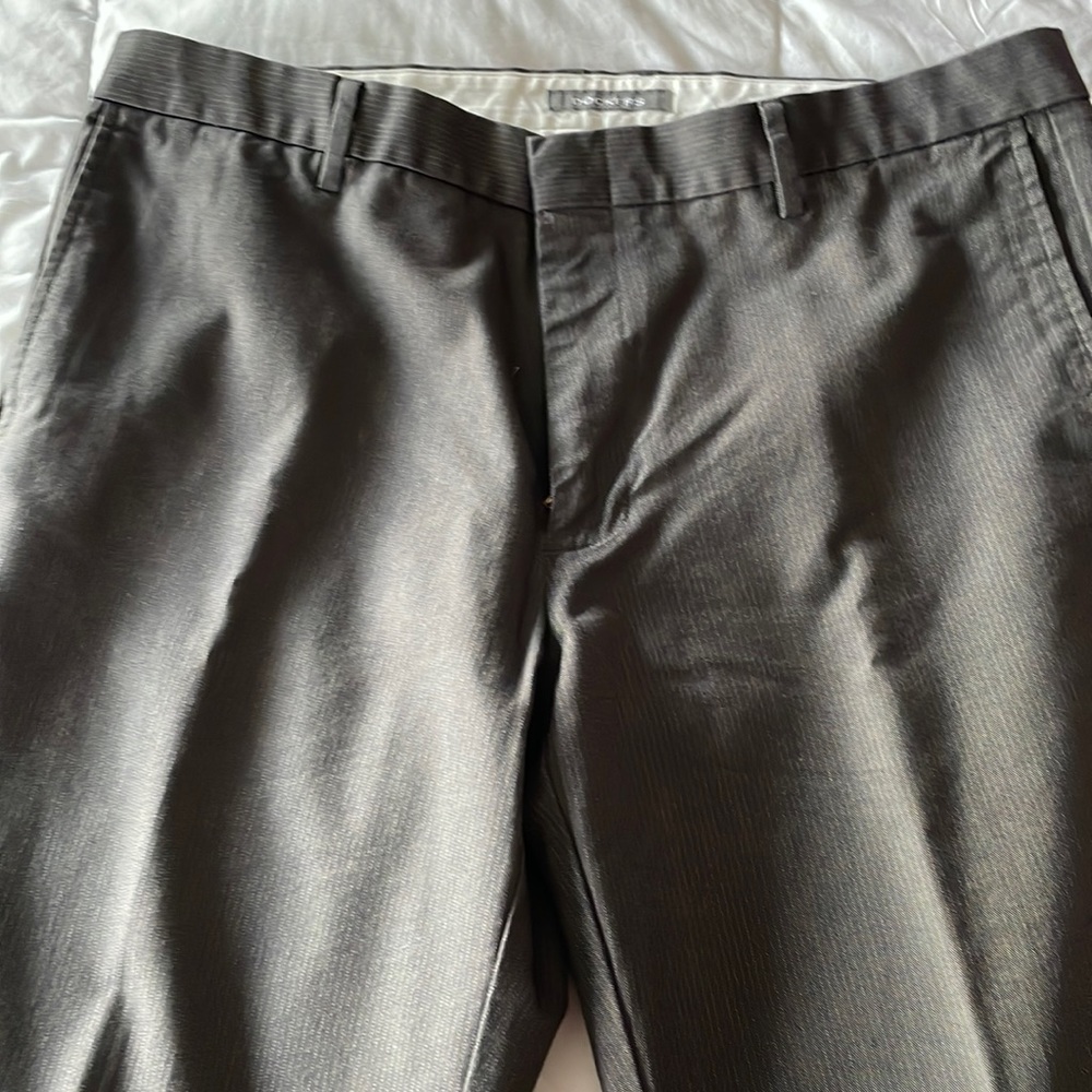Men’s gray with faint white stripe Dockers size 36x34